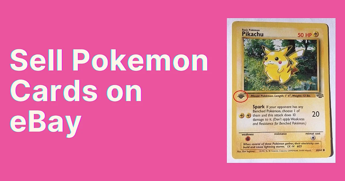 Sell Pokemon Cards On eBay