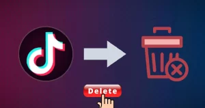 How to delete tiktok account