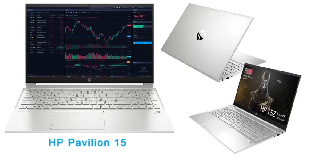 Best Stock Trading Laptop, best laptop for trading stocks, best budget laptop for trading, HP Pavilion 15