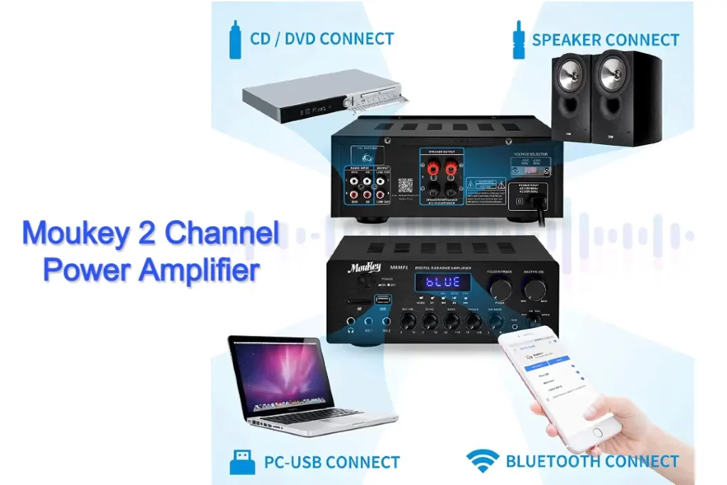 Home theatre power manager, Moukey 2 Channel Power Amplifier