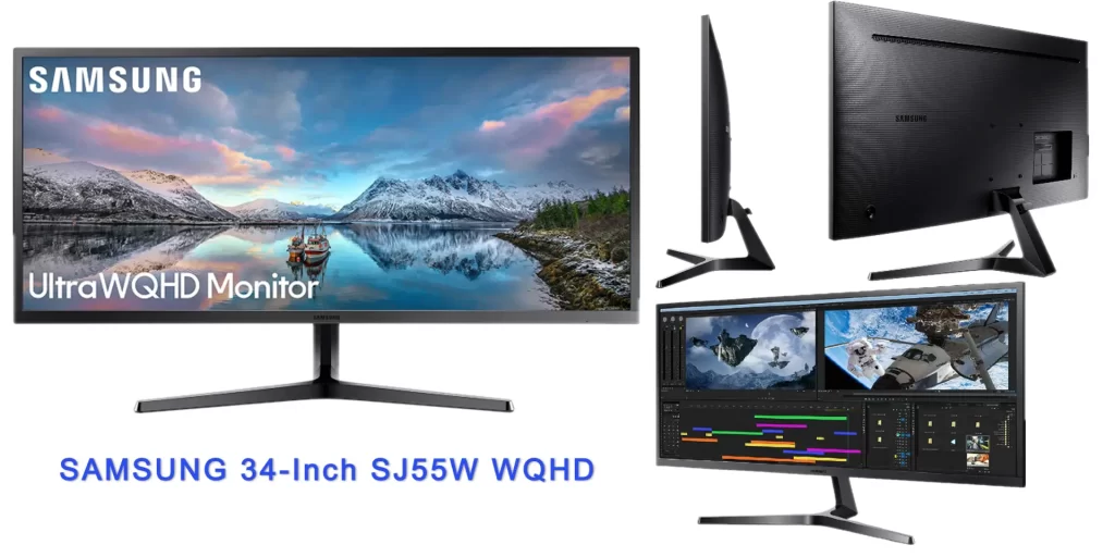 Best monitor for trading, SAMSUNG 34-Inch SJ55W WQHD