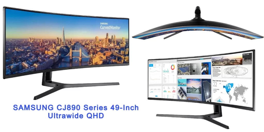 Best monitor for trading, SAMSUNG CJ890 Series 49-Inch Ultrawide QHD
