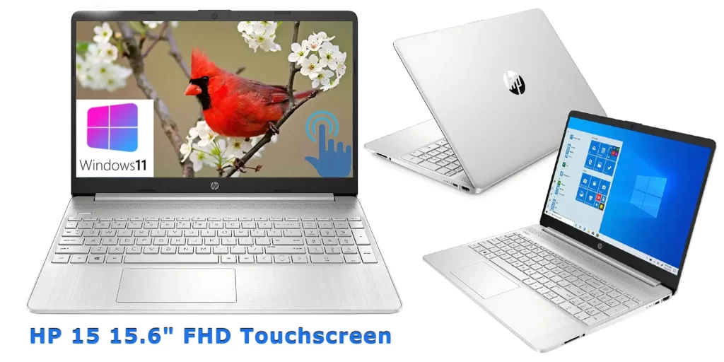 HP 15 15.6 FHD Touchscreen, Budget laptop for trading, Best Stock Trading Laptop, Laptop for trading Stock