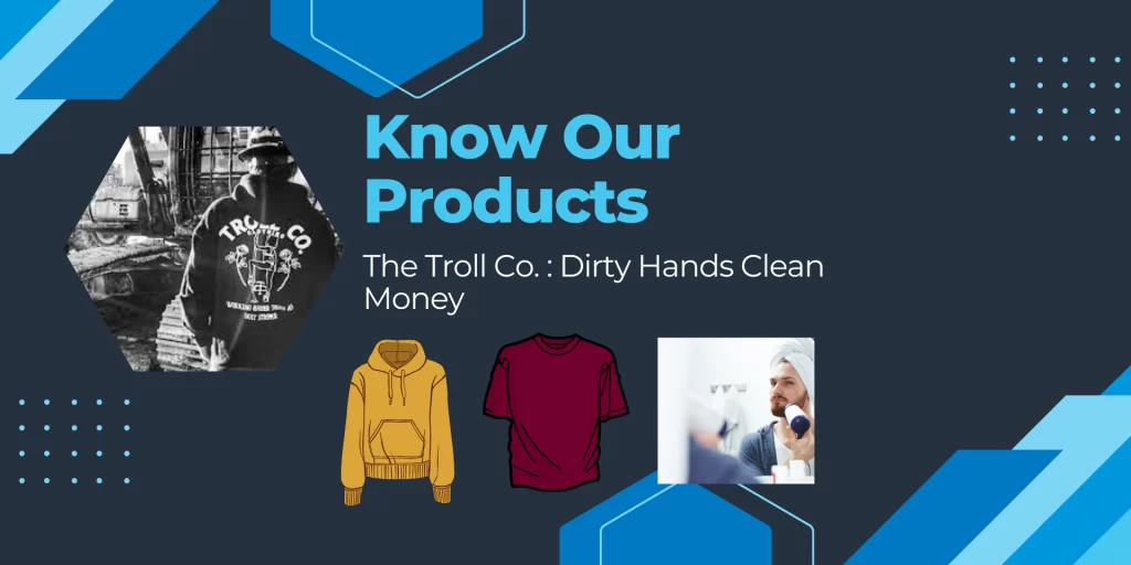 Dirty Hands Clean Money(T-shirt, Hat, Sticker, Hoodie)